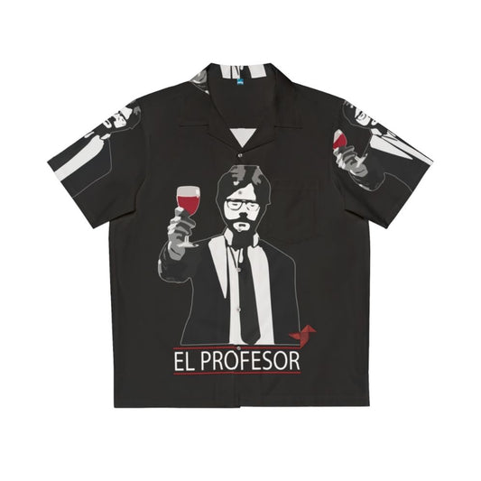 Retro Professor Money Heist Hawaiian Shirt