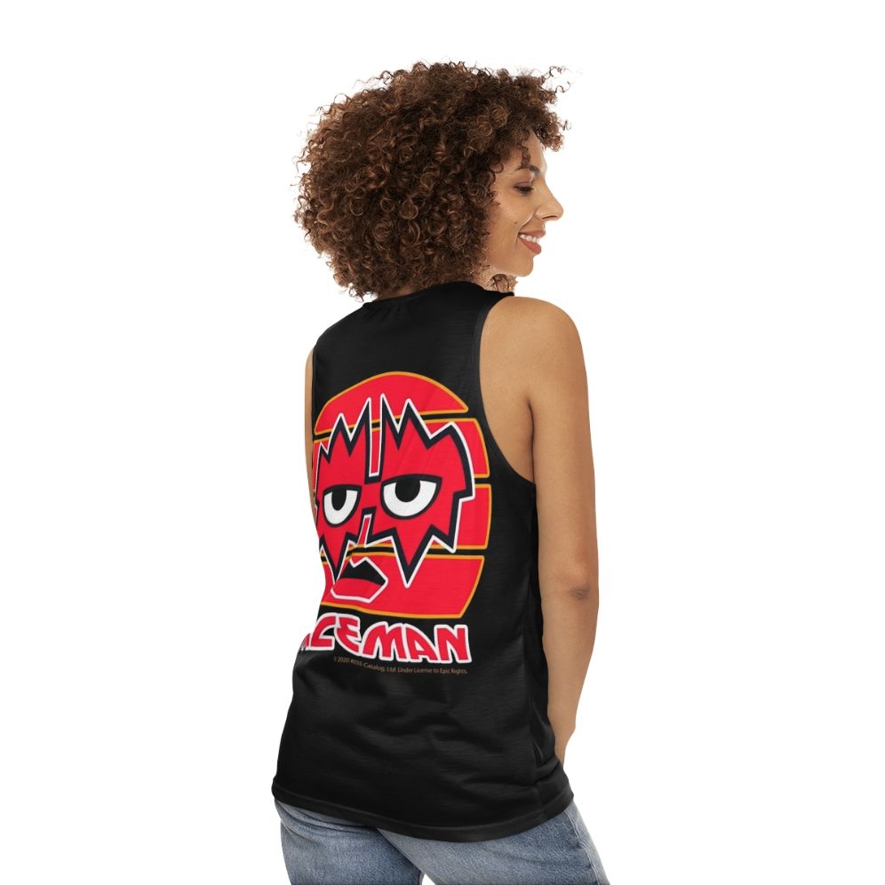 Kiss band fanart spaceman tank top - women back