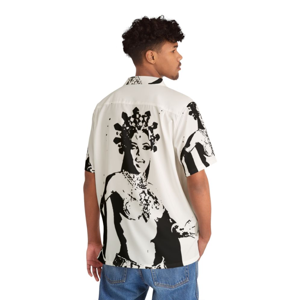 Queen of the Damned themed Hawaiian shirt with gothic and metal influences - People Back