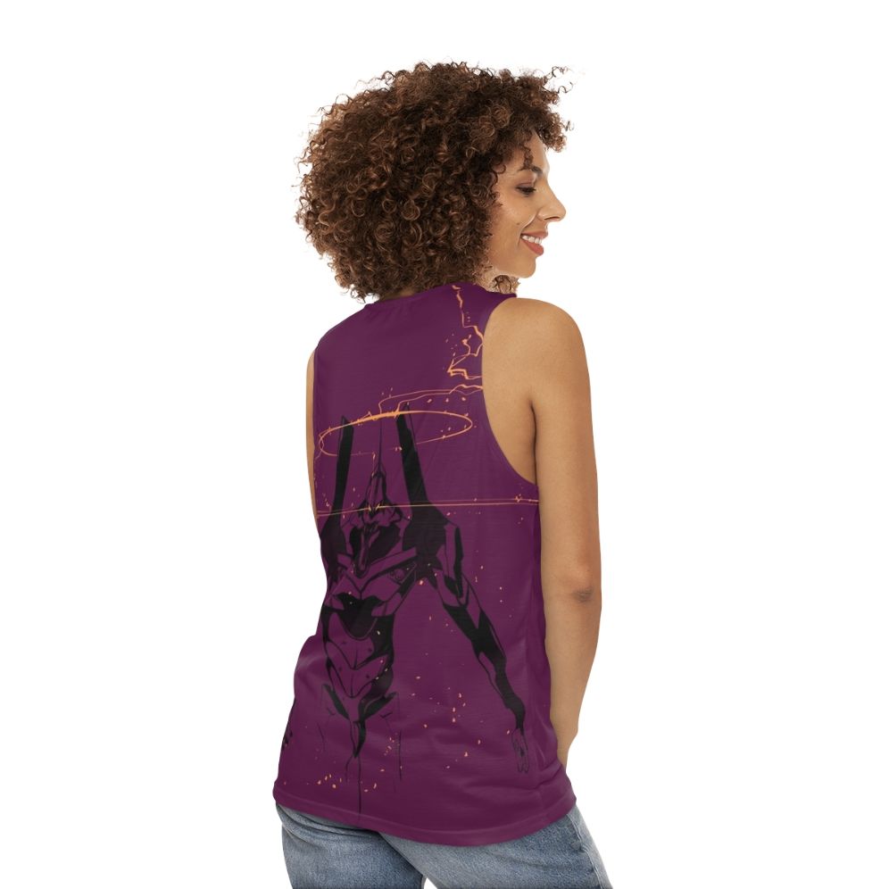 Neon Genesis Evangelion Unit 01 Unisex Tank Top - women back