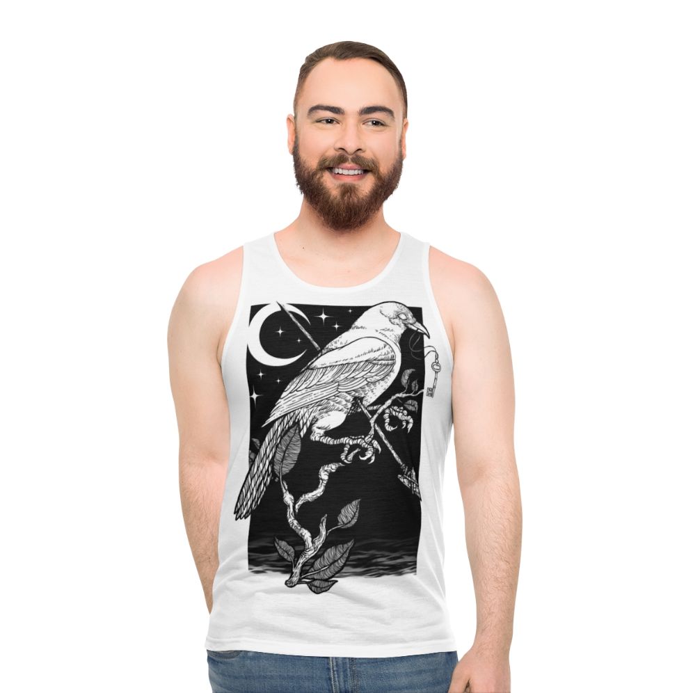 Night Crow Unisex Tank Top - men