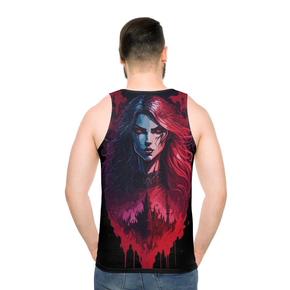 Castlevania Carmilla Unisex Tank Top - men back