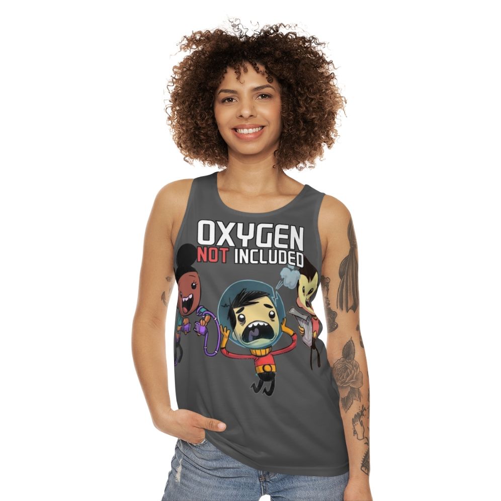 Oxygen Not Included Unisex Gaming Tank Top - women