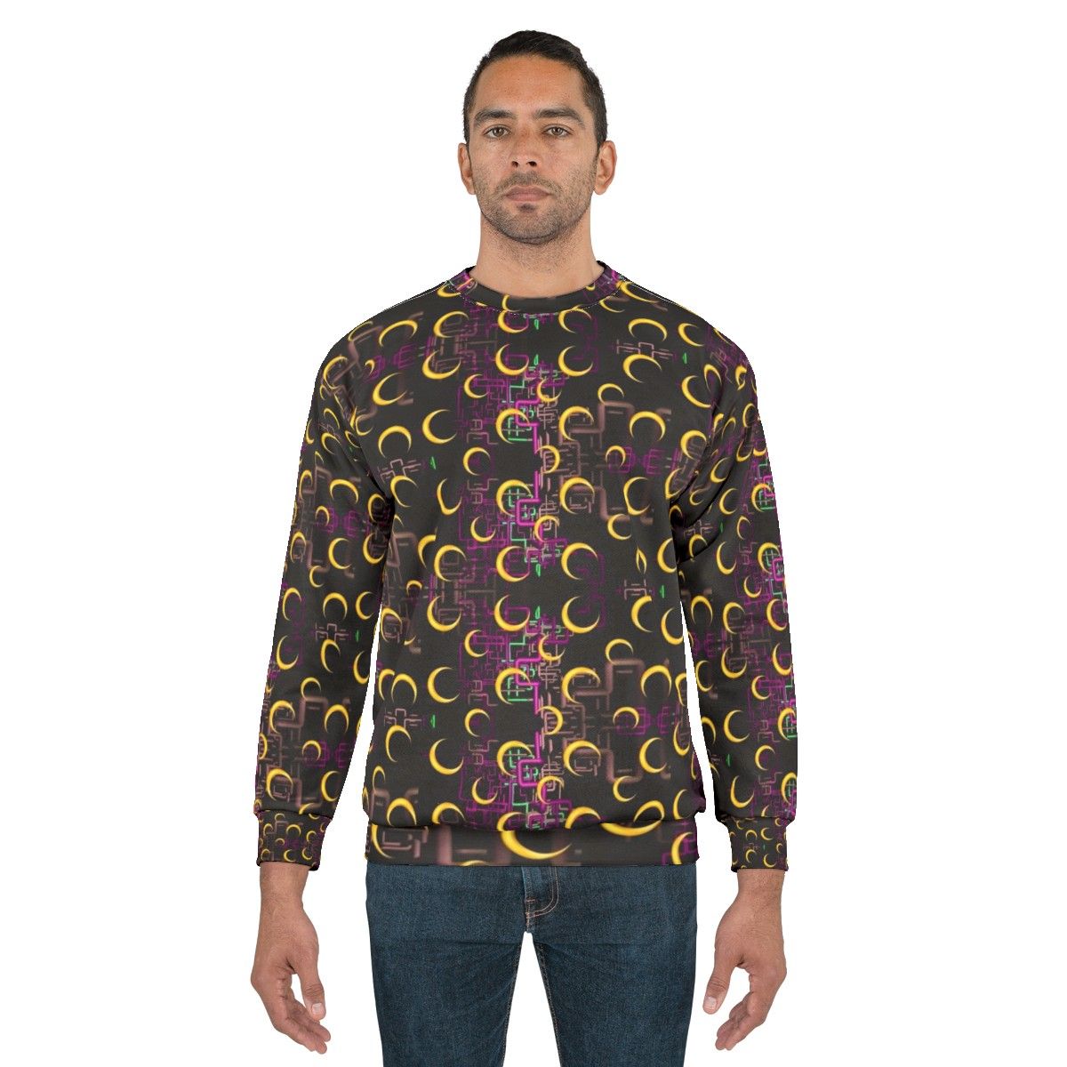 Dan Flashes Pattern Cool Tim Robinson 3 Sweatshirt - men