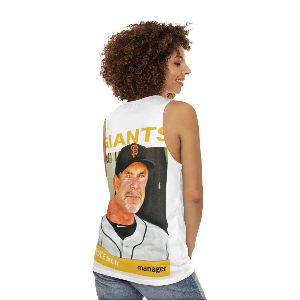 Bruce Bochy San Francisco Giants Sports Legend Unisex Tank Top - women back