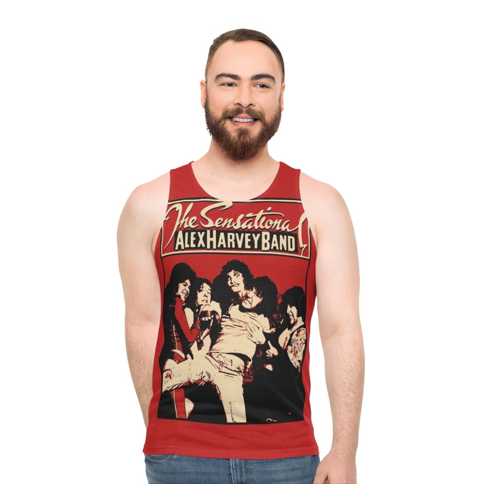 The Sensational Alex Harvey Band Unisex Tank Top - men