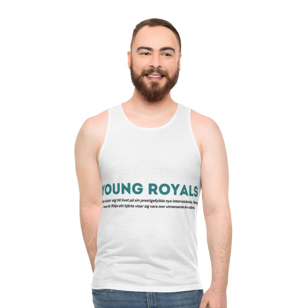 Young Royals Unisex Netflix Tank Top with Pride Design - men