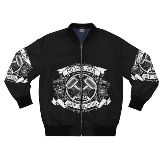 Ark Encounter Bomber Jacket featuring the Ark and biblical themes