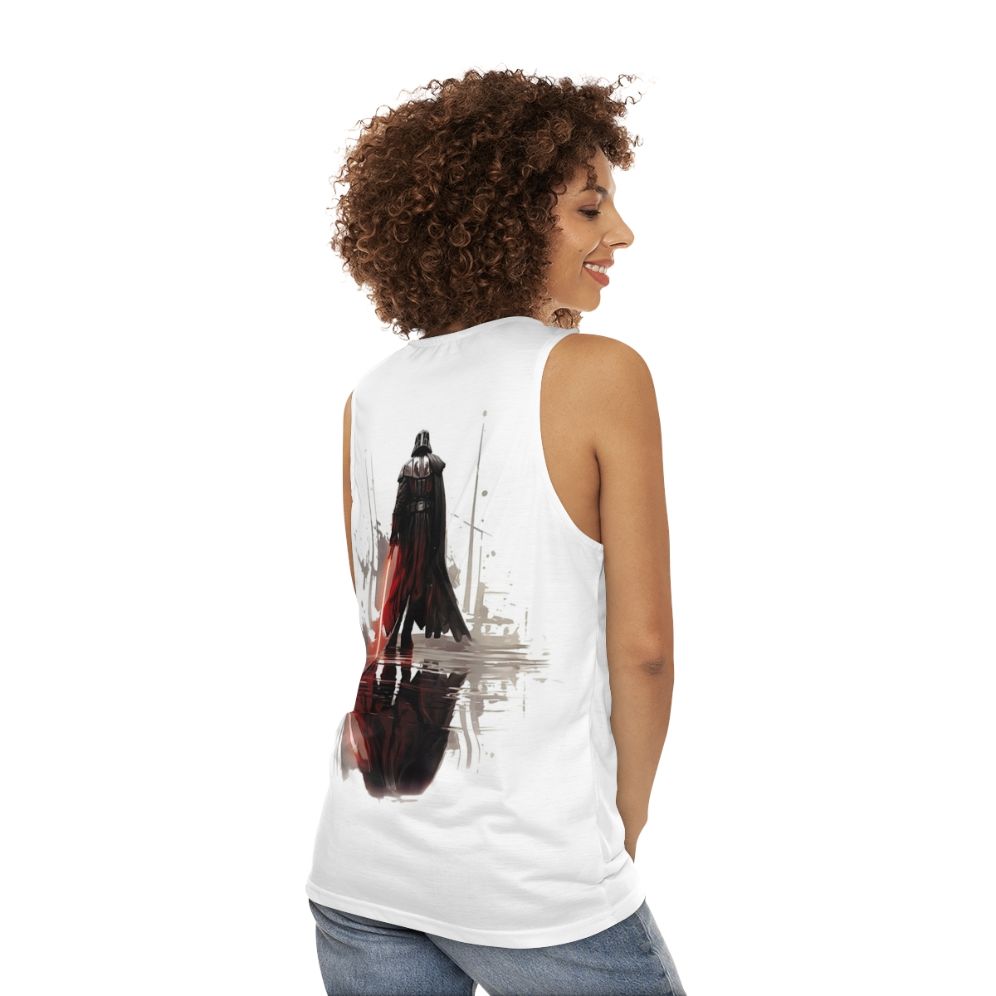 Darth Vader Sith Lord Unisex Tank Top - women back