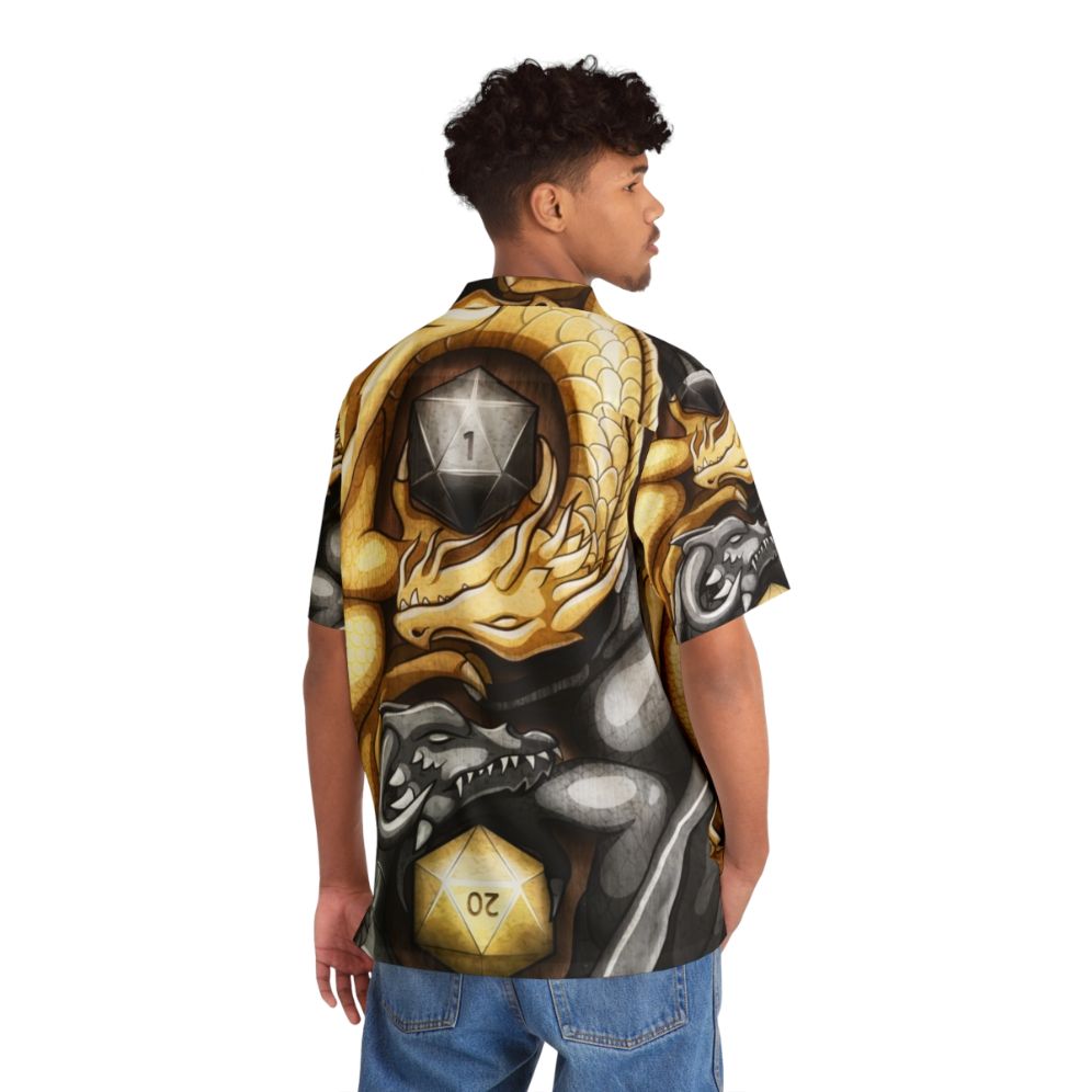 Balanced Dragons D20 Hawaiian Shirt - People Back