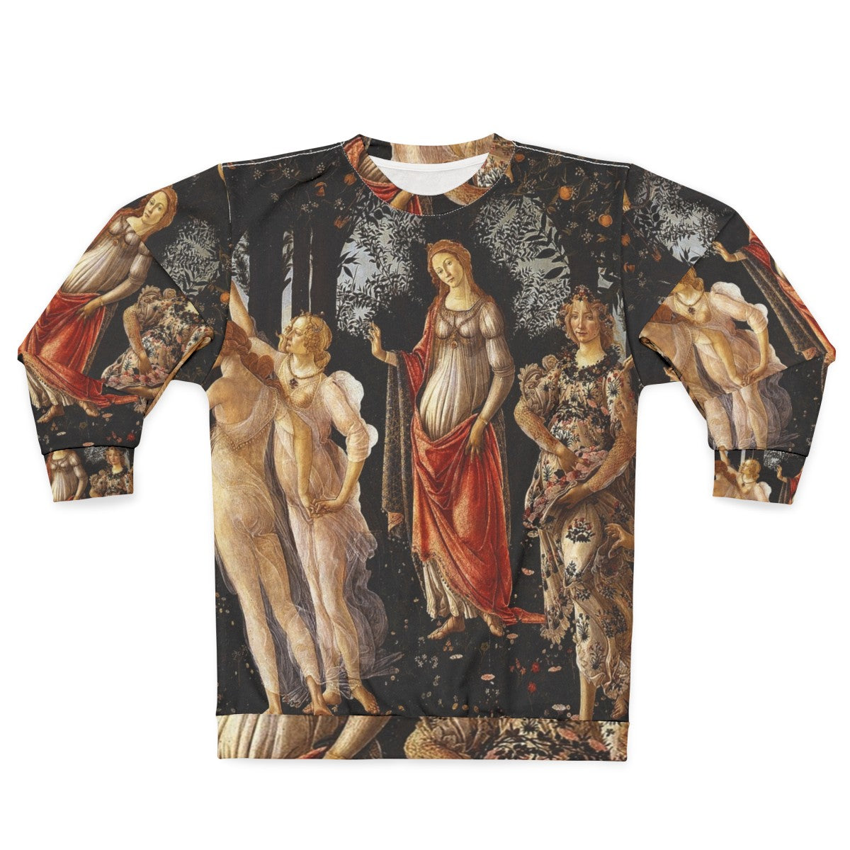 Sandro Botticelli's Primavera Renaissance Art Vintage Sweatshirt