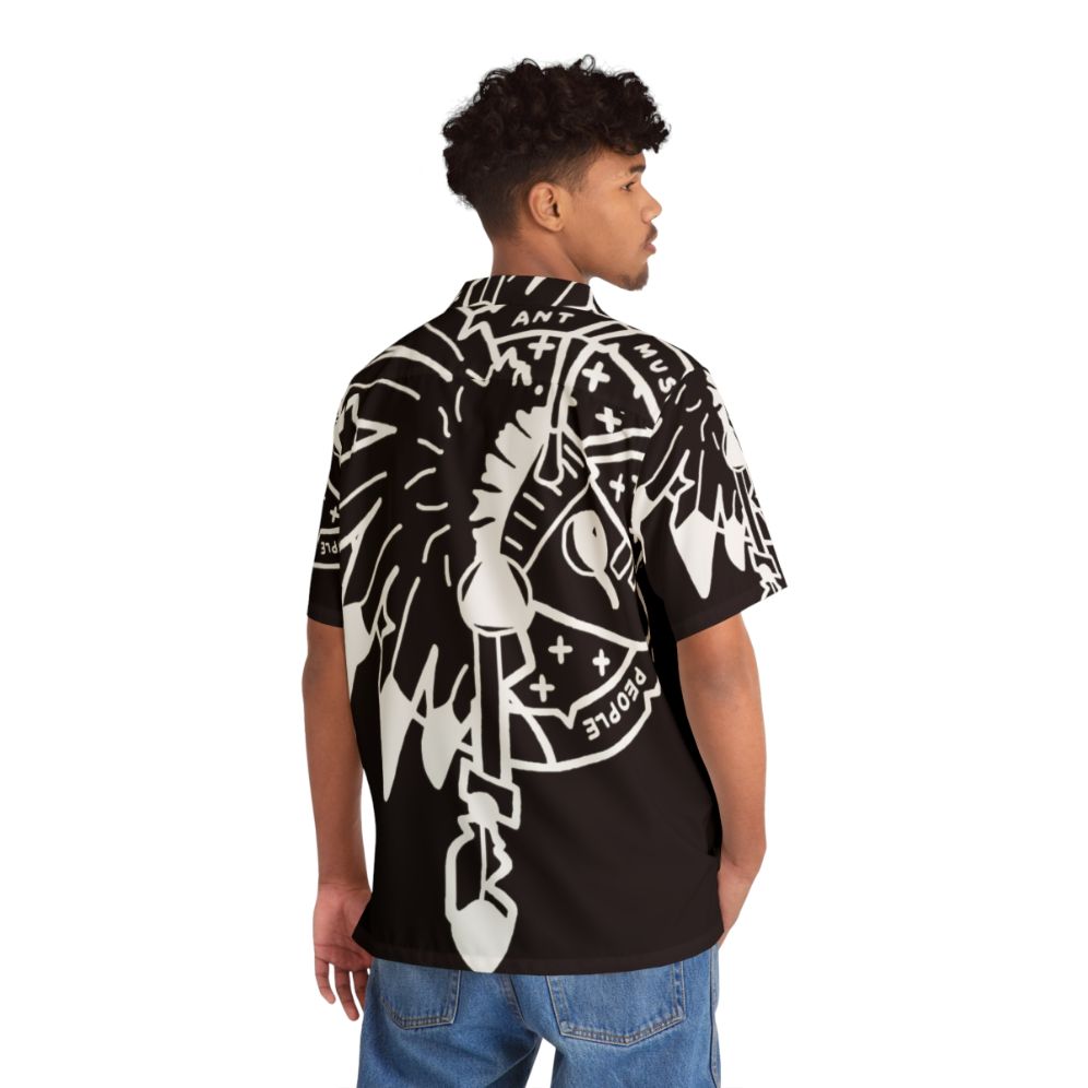 Ant Music People Classic Hawaiian Shirt - Flat lay