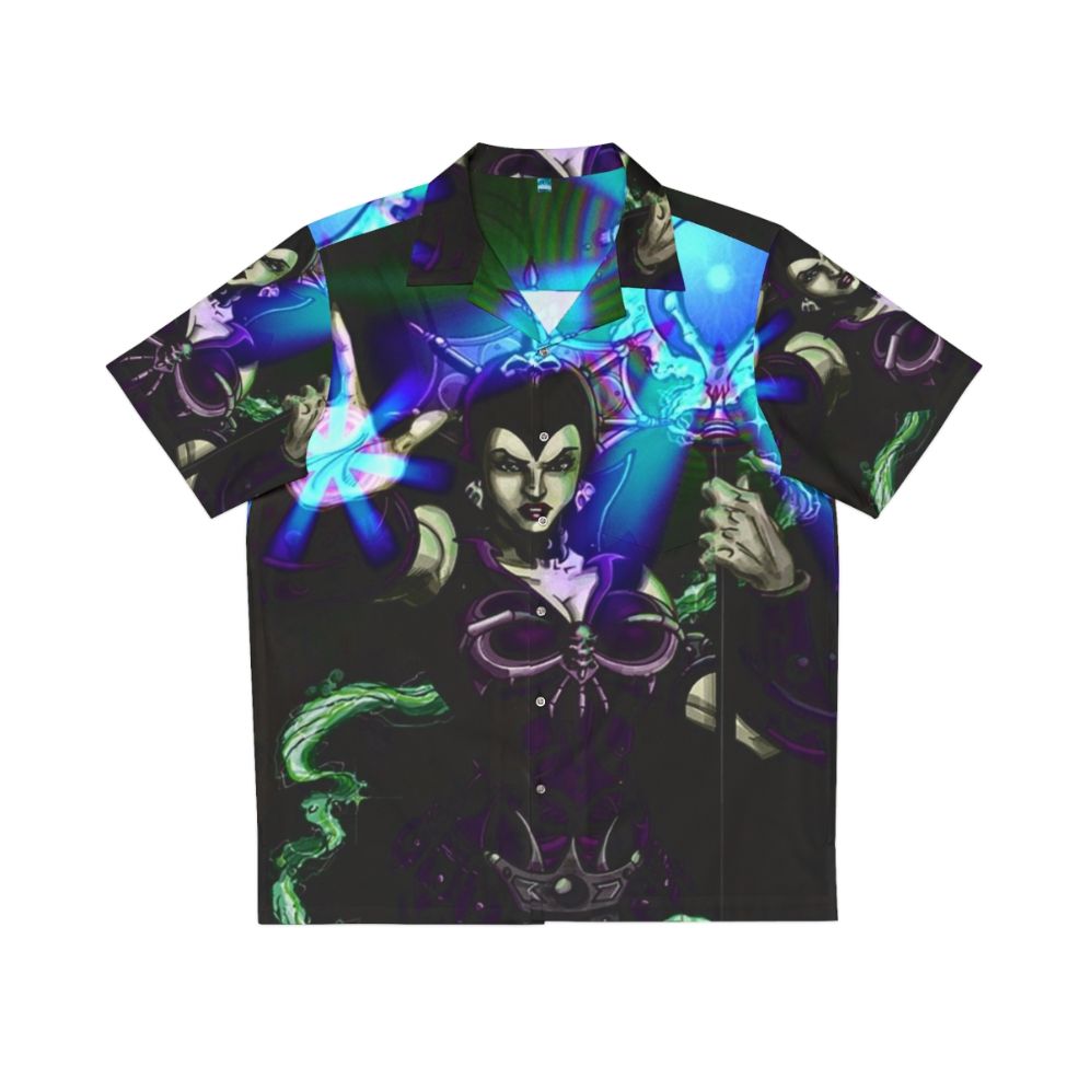 Dark 'Evil Lyn' Hawaiian Shirt - Retro Gaming Inspired