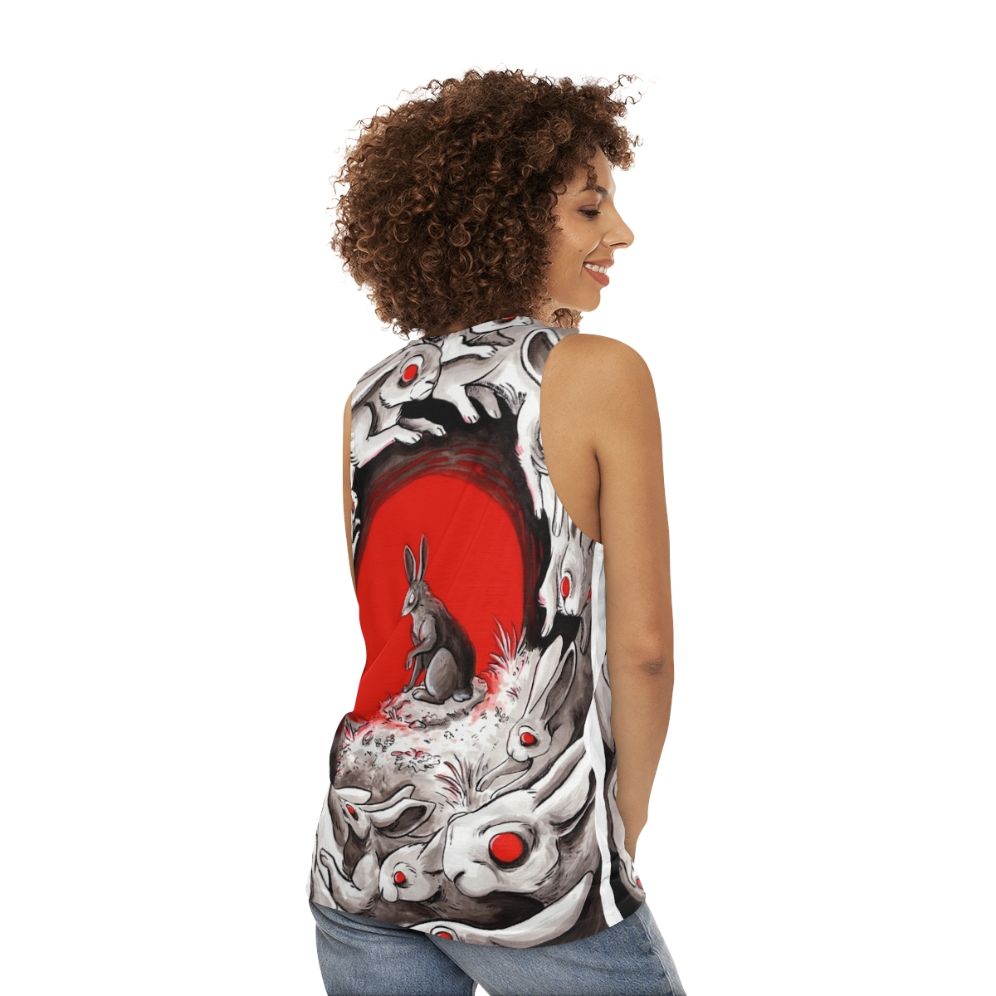 Unisex Watership Down tank top - women back