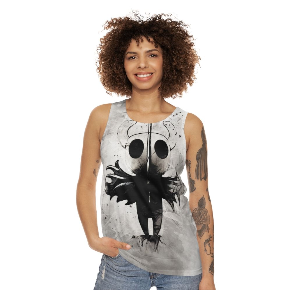 Hollow Knight Watercolor Painting Unisex Tank Top - women