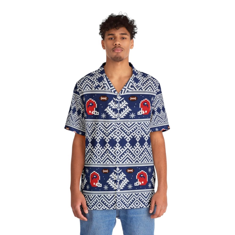 8-bit buffalo winter hawaiian shirt - Lifestyle