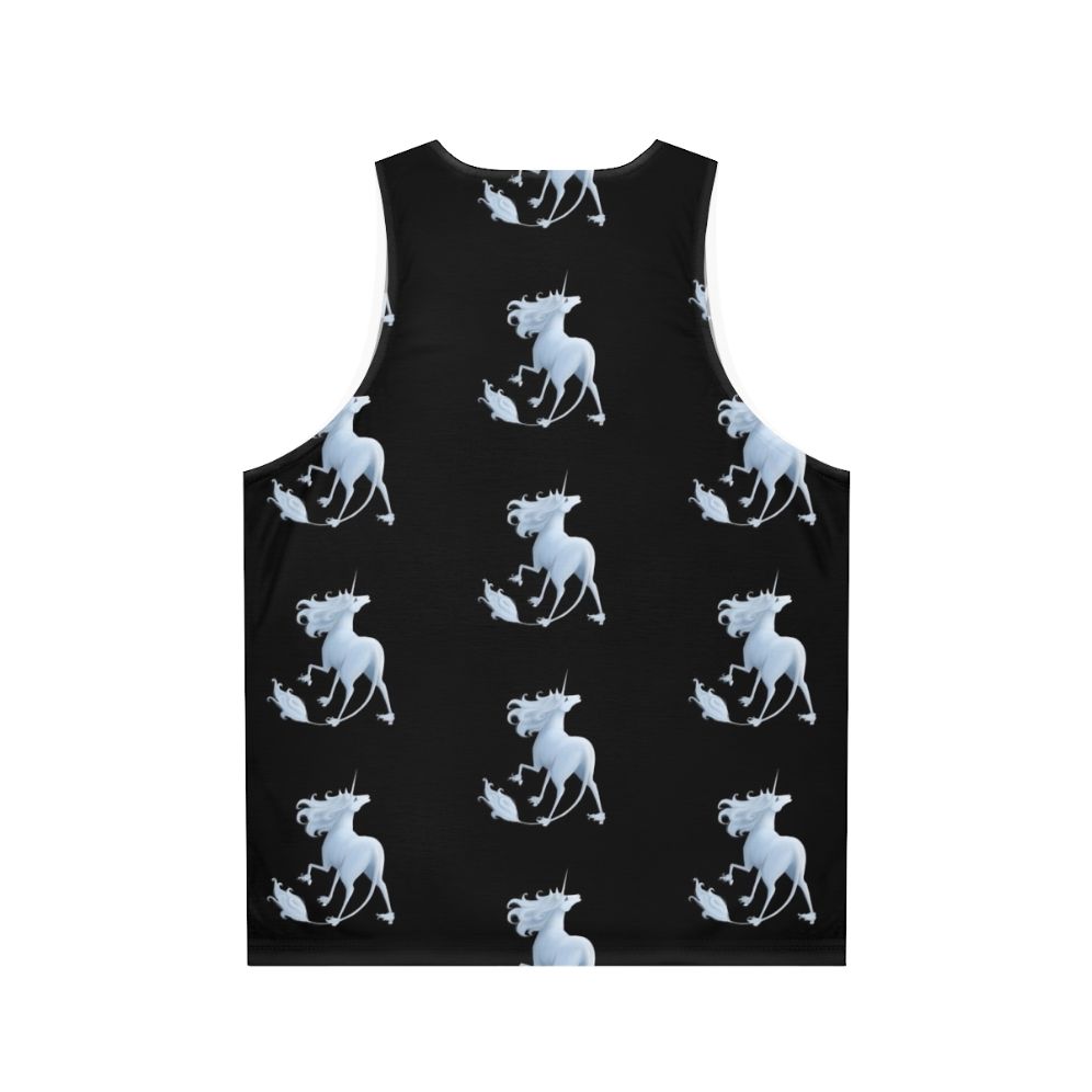 The Last Unicorn Unisex Pastel Goth Tank Top - Back