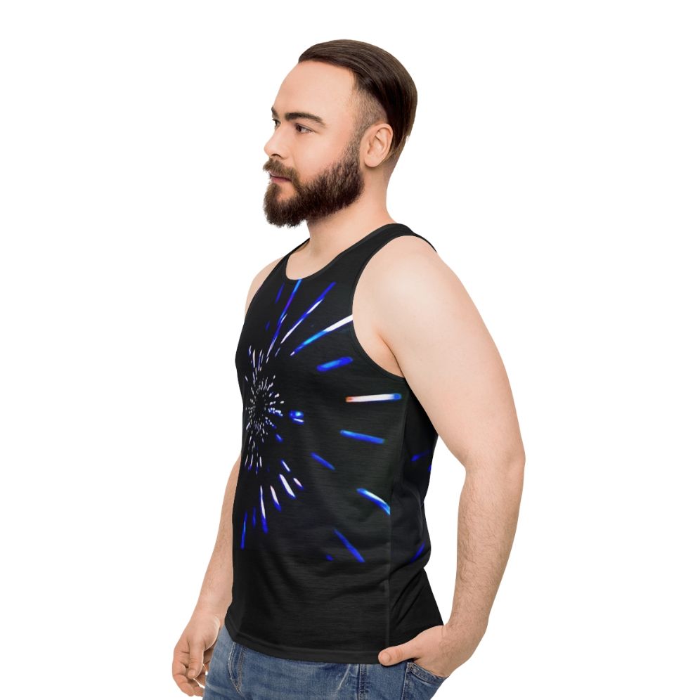 Unisex Doctor Who Vortex 73 Tank Top - men side