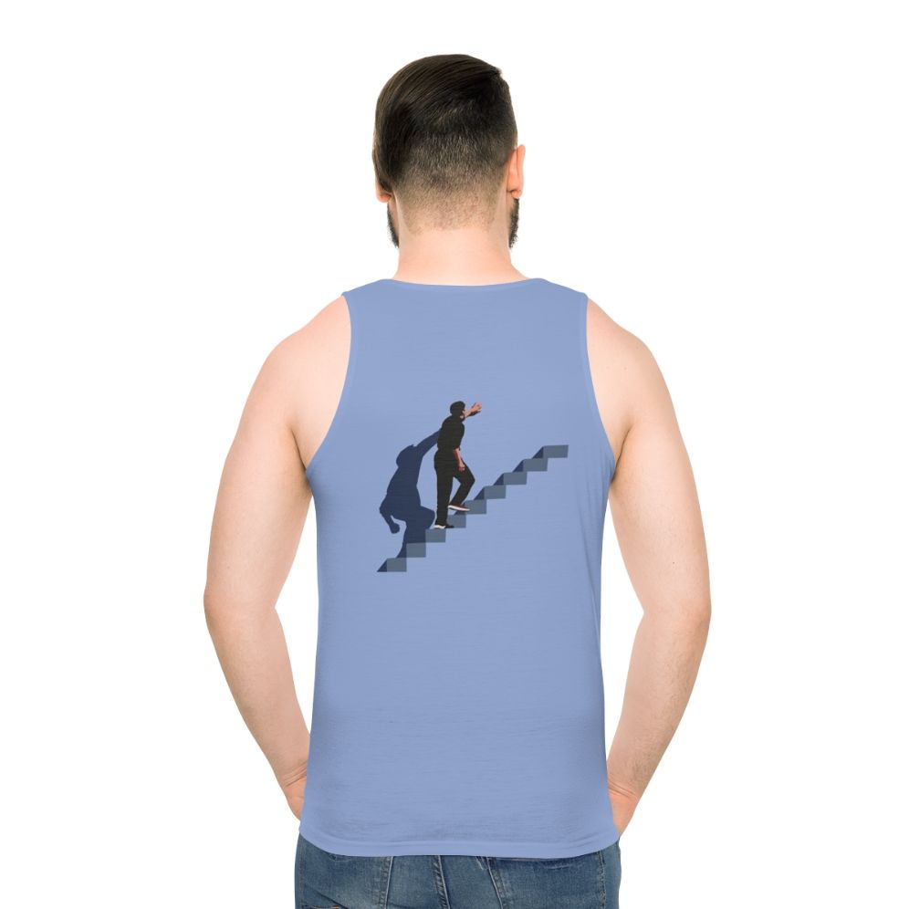 Truman Show Unisex Tank Top - men back