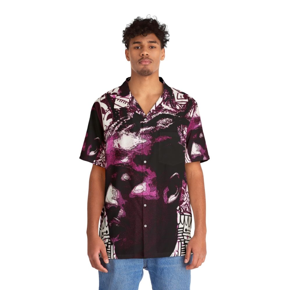 Vintage Ol Dirty Graffiti Hawaiian Shirt featuring classic hip hop graphics - People Front