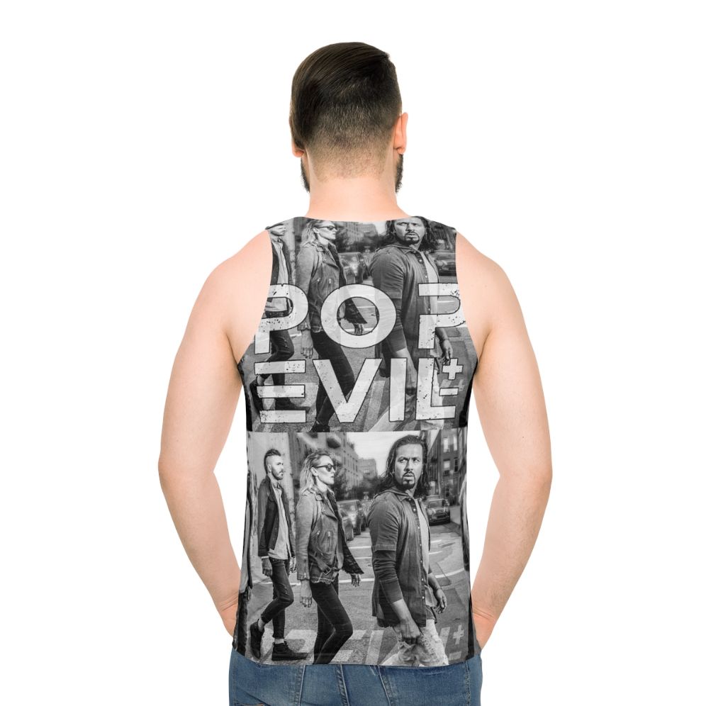 Pop Evil 2019 Tour Unisex Music Concert Tank Top - men back