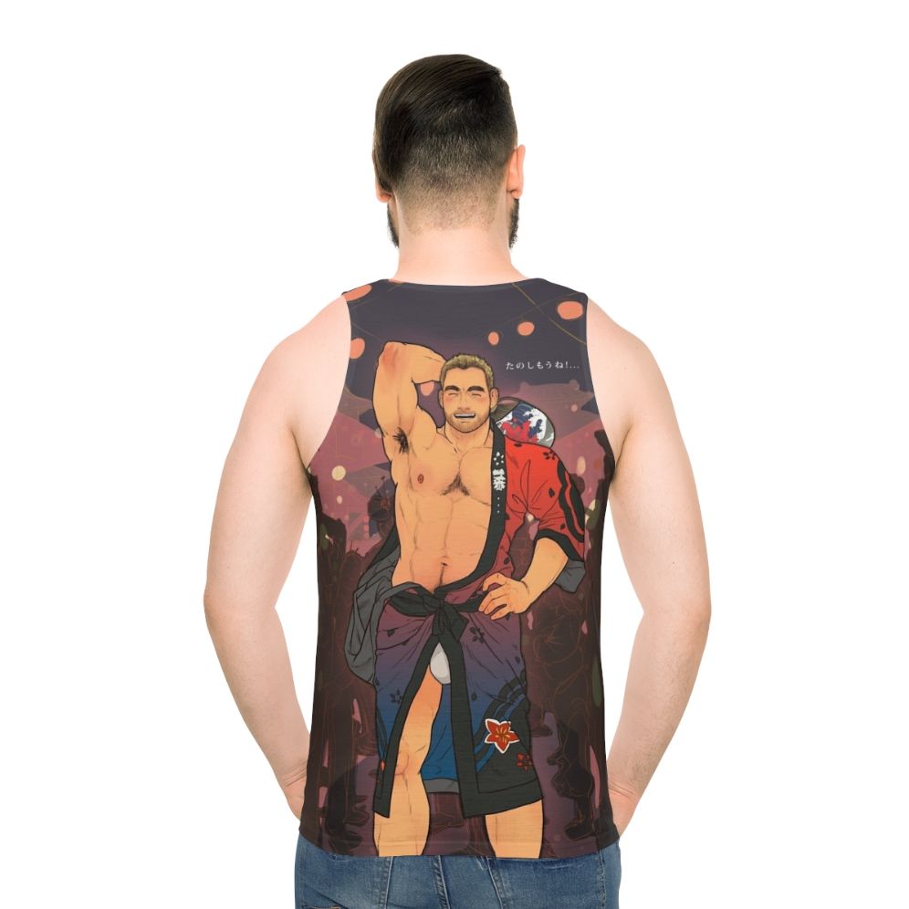 Unisex LGBTQ Tank Top - men back