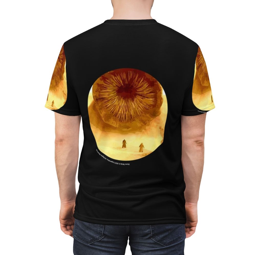 Sci-Fi Inspired Dune 2020 Artwork T-shirt - men back