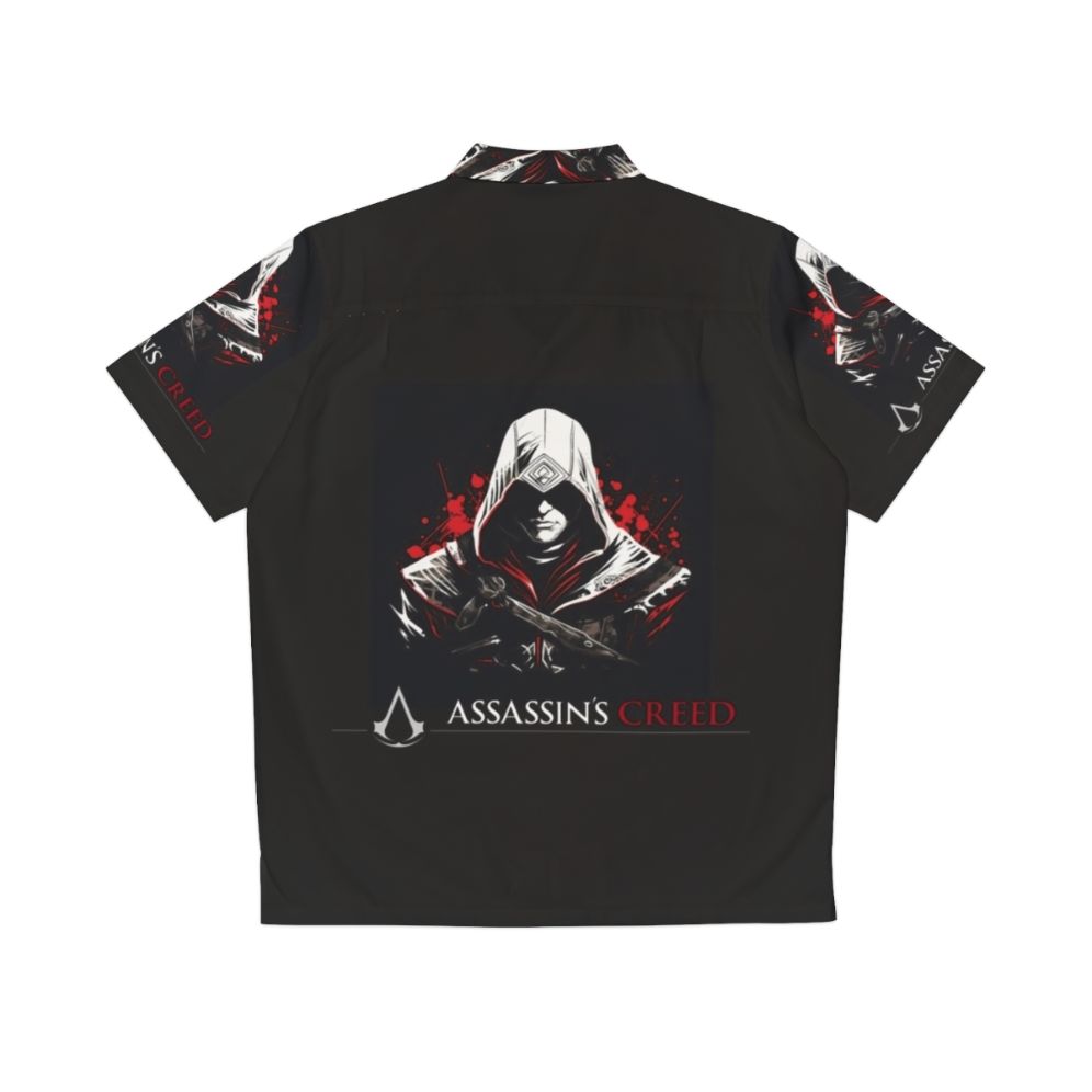 Assassins Creed Medieval Warrior Hawaiian Shirt Fan Art - Back