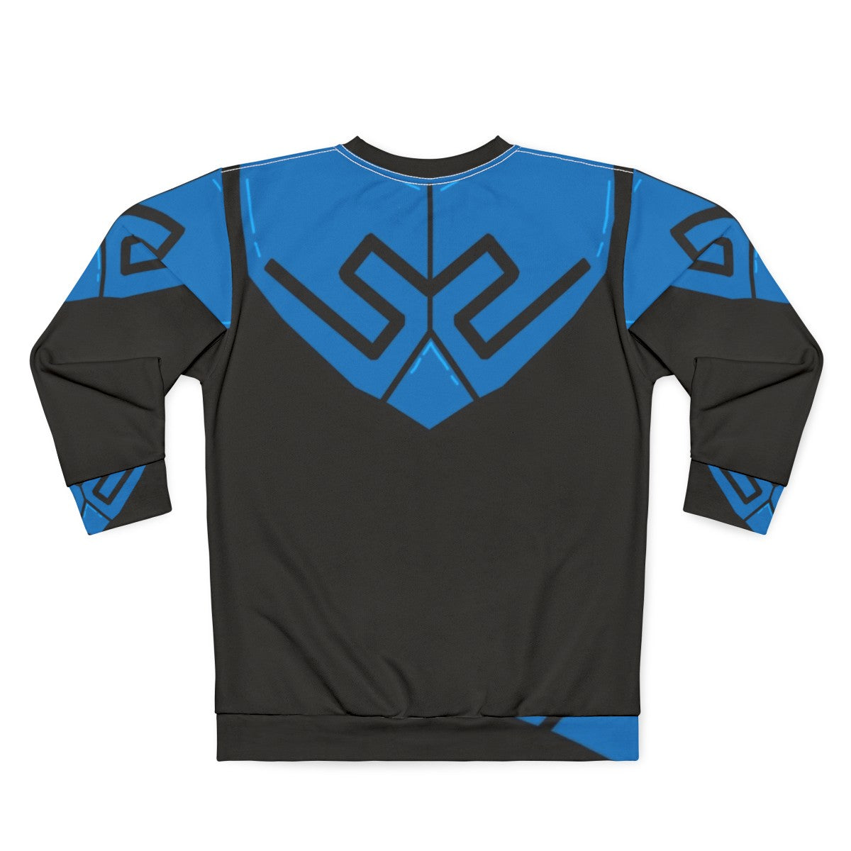 Blue Beetle Armor Superhero Sweatshirt - Back