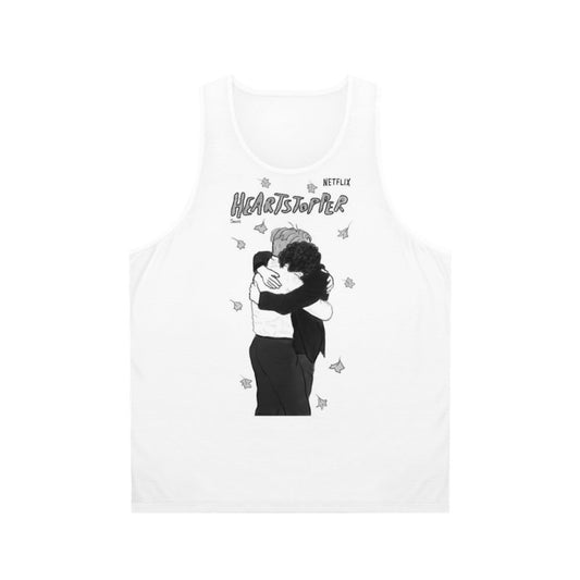 Heartstopper Nick and Charlie Hug Unisex Tank Top