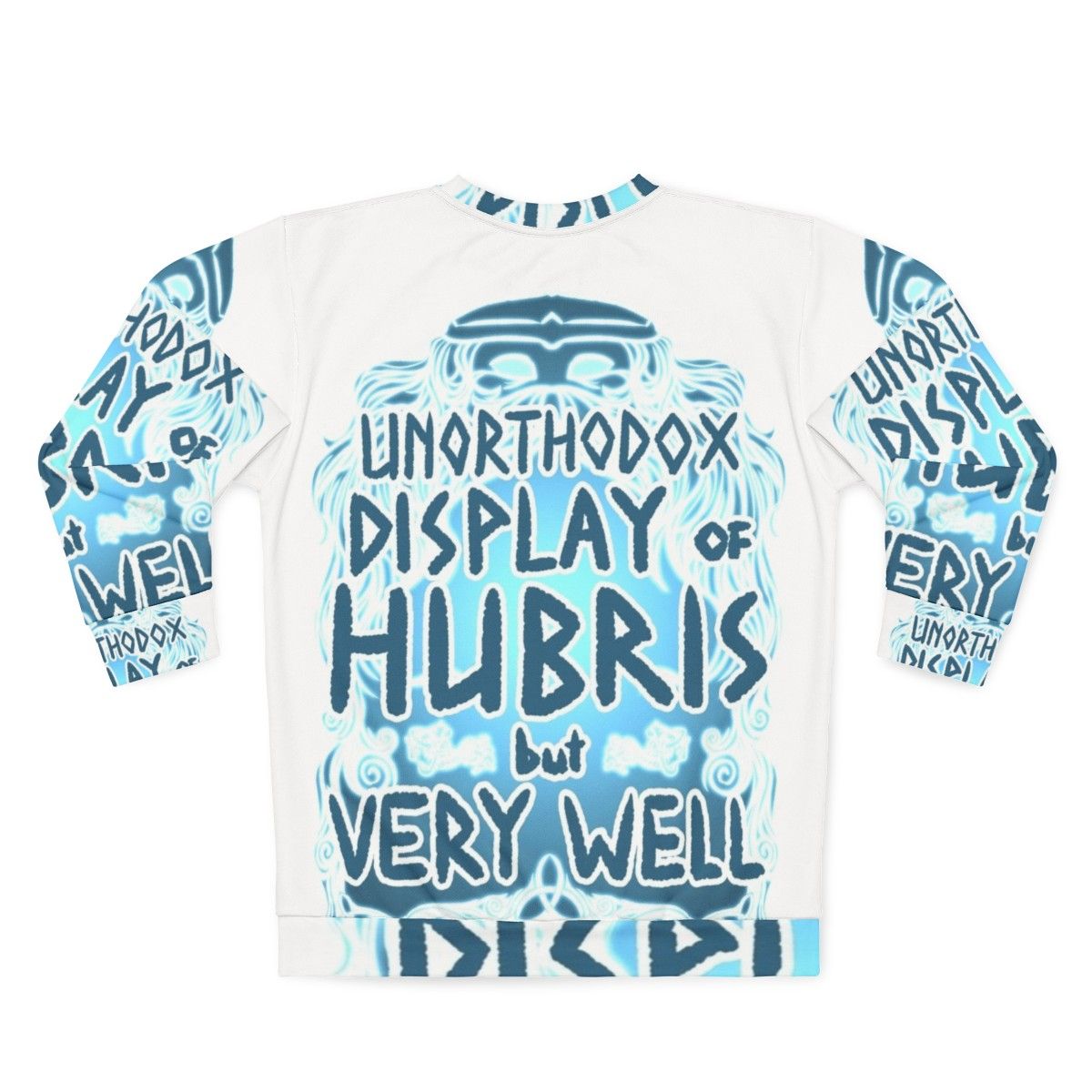 Hubris Sweatshirt - Norse Mythology Graphic Tee - Back