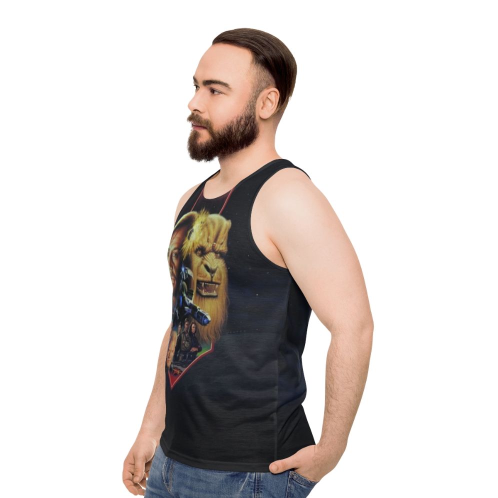 Wing Commander III Key Art Unisex Tank Top - men side