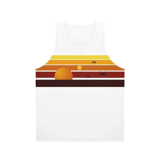 Tatooine Sun Star Wars Unisex Tank Top