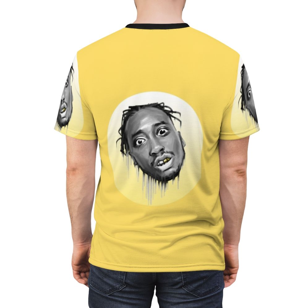 Ol' Dirty Bastard inspired all-over-print t-shirt featuring the legendary Wu-Tang Clan rapper - men back