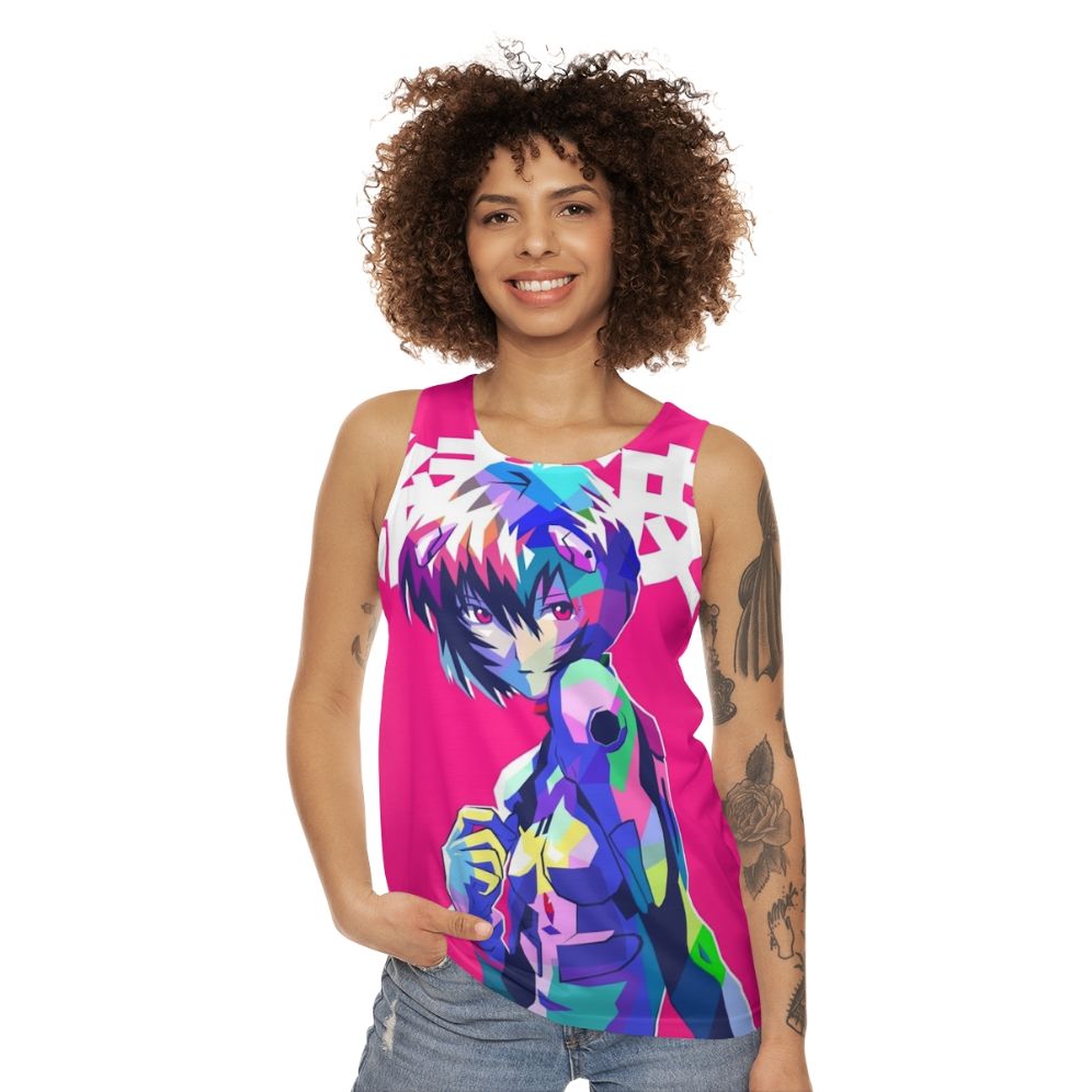 Neon Genesis Evangelion Rei Ayanami Unisex Tank Top - women