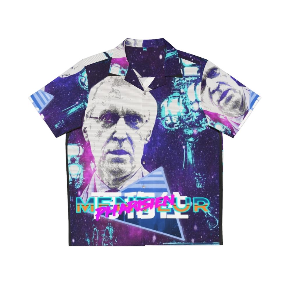 Vaporwave Hawaiian Shirt featuring Henry De Lesquen and Yugissou design