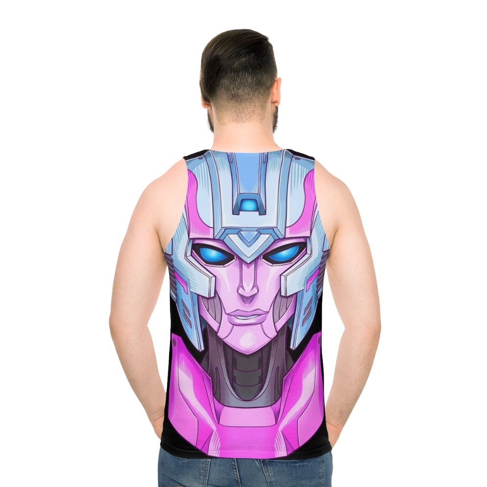 Transformers Arcee Unisex Tank Top - men back