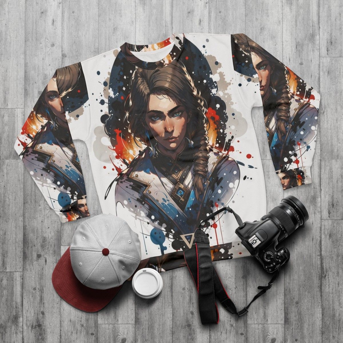 Assassin's Creed Kassandra Gaming Sweatshirt - flat lay