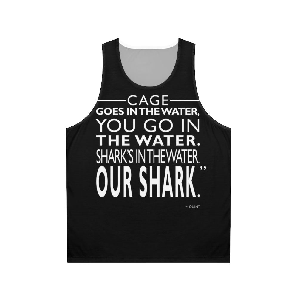 Jaws Shark Unisex Tank Top