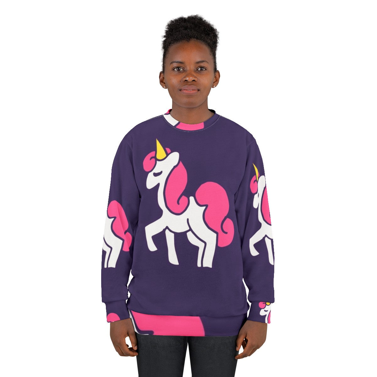 Unicorn Princess Sweatshirt with Cute and Legendary Animal Design - women