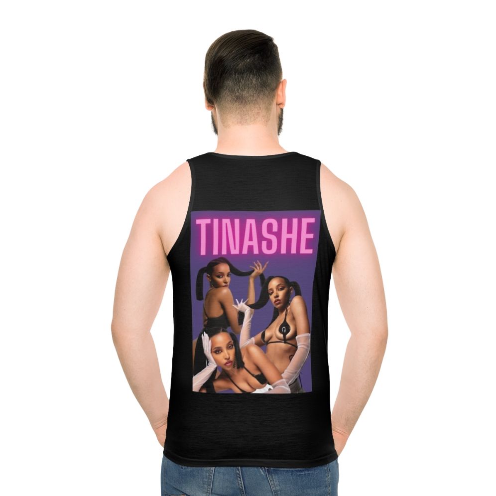 Tinashe Aesthetic Unisex Tank Top - men back