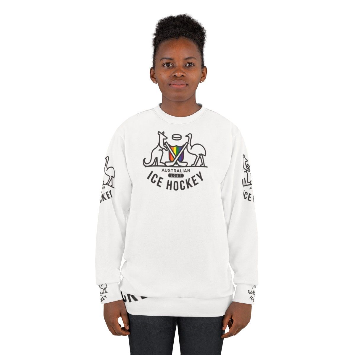 Australian LGBT Ice Hockey Sweatshirt - women