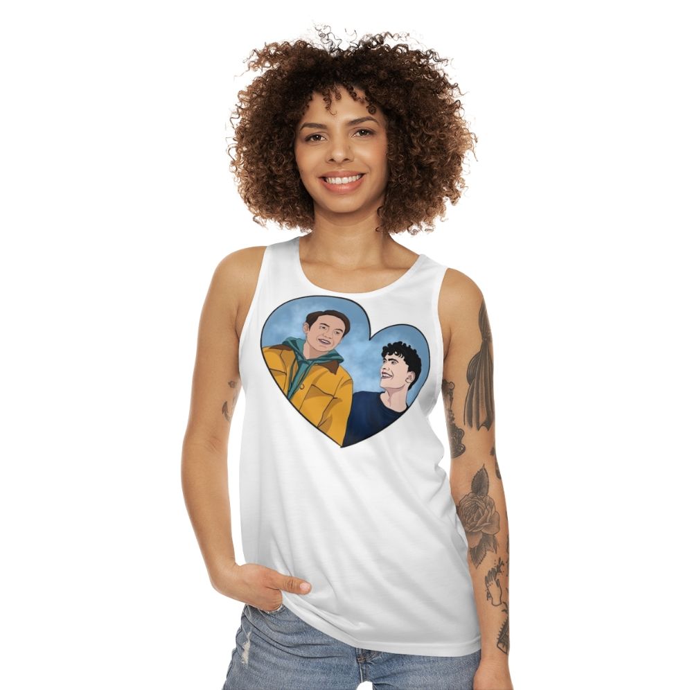 Heartstopper Nick and Charlie Unisex Tank Top - women