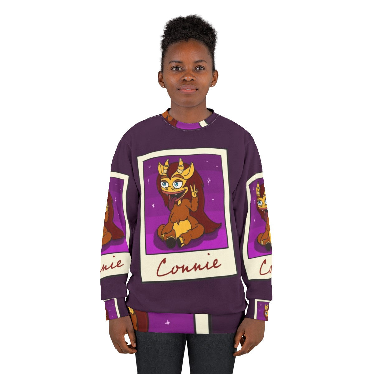 Big Mouth Connie Hormone Monster Graphic Sweatshirt - women