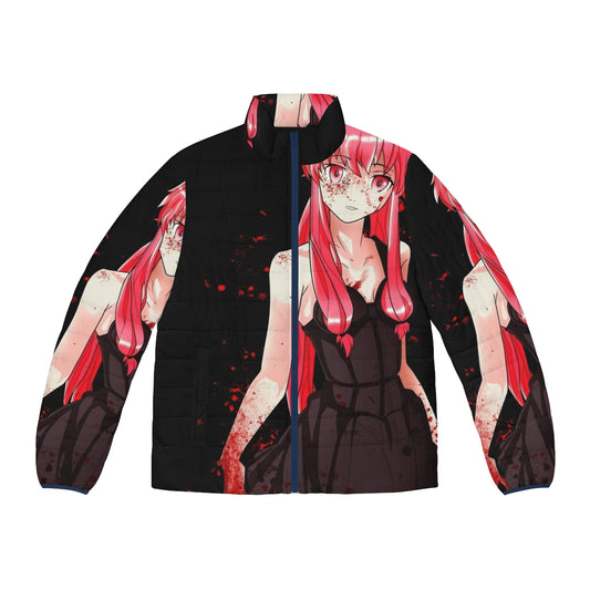 Mirai Nikki Yuno Gasai inspired anime puffer jacket