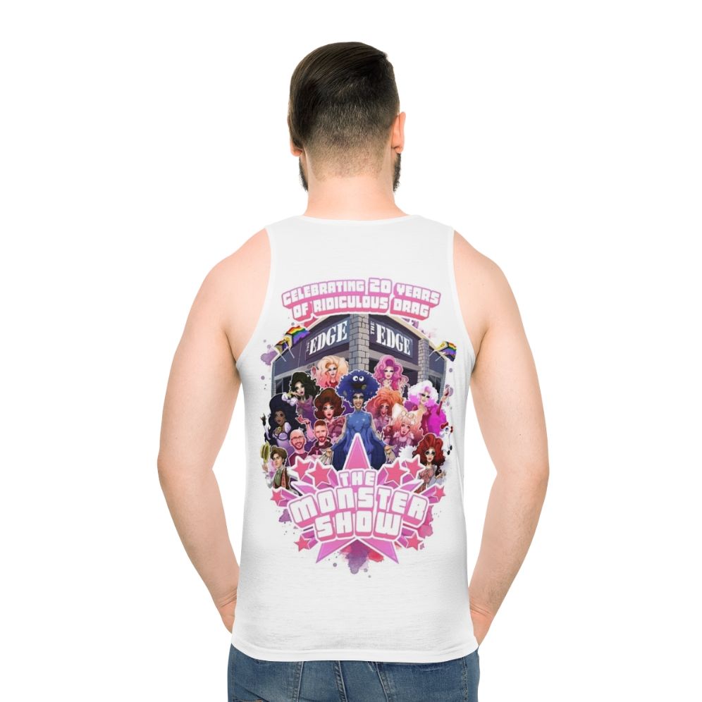 20th Anniversary Unisex Pride Tank Top - men back