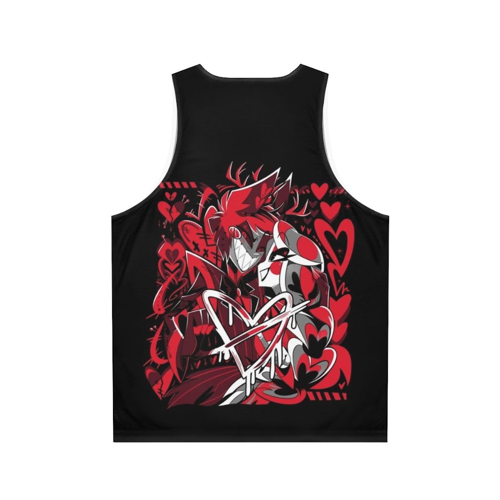 Hazbin Hotel Alastor Unisex Tank Top - Back