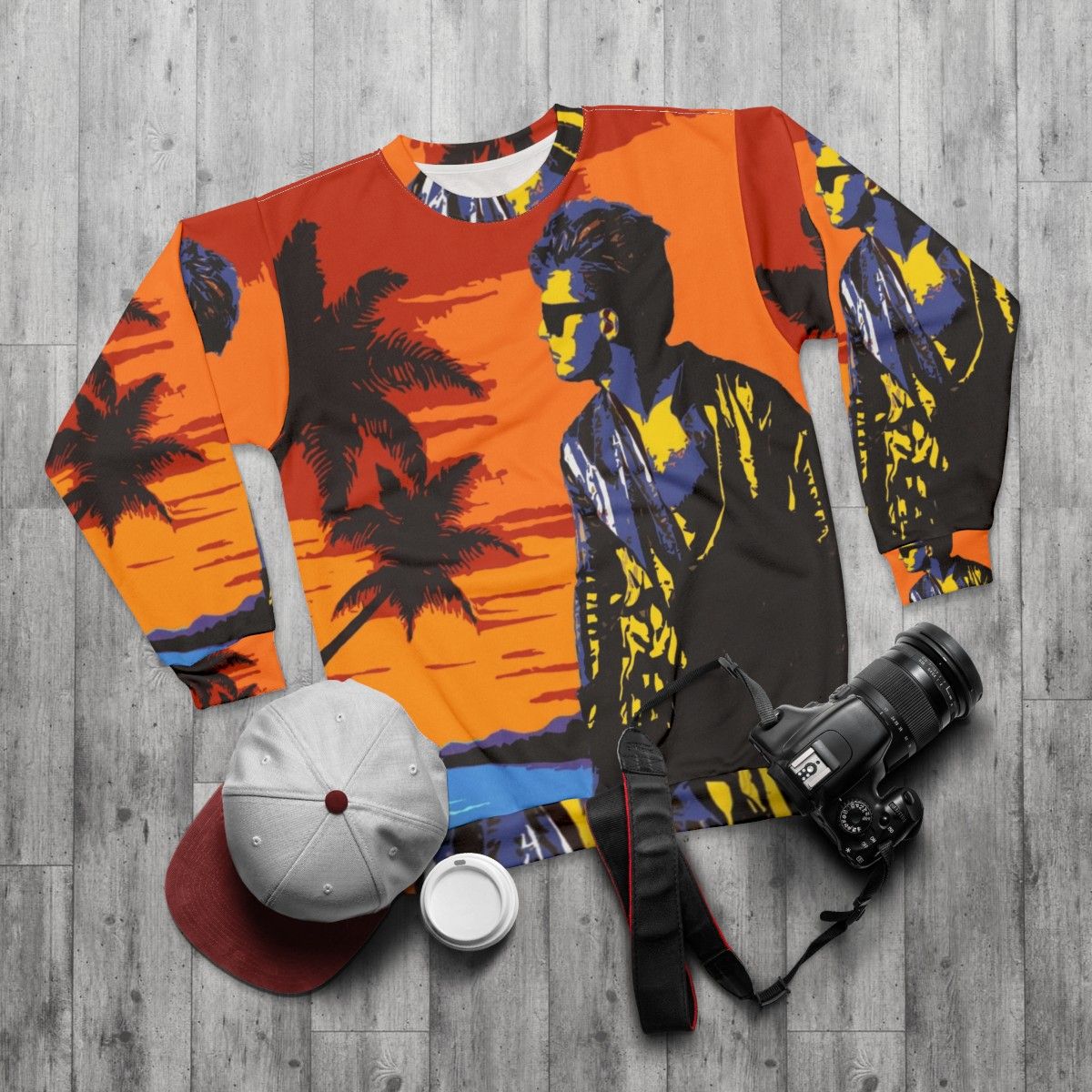 Luis Miguel Beach Sweatshirt - flat lay