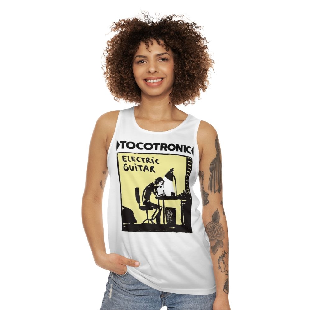 Tocotronic electric guitar unisex tank top - women