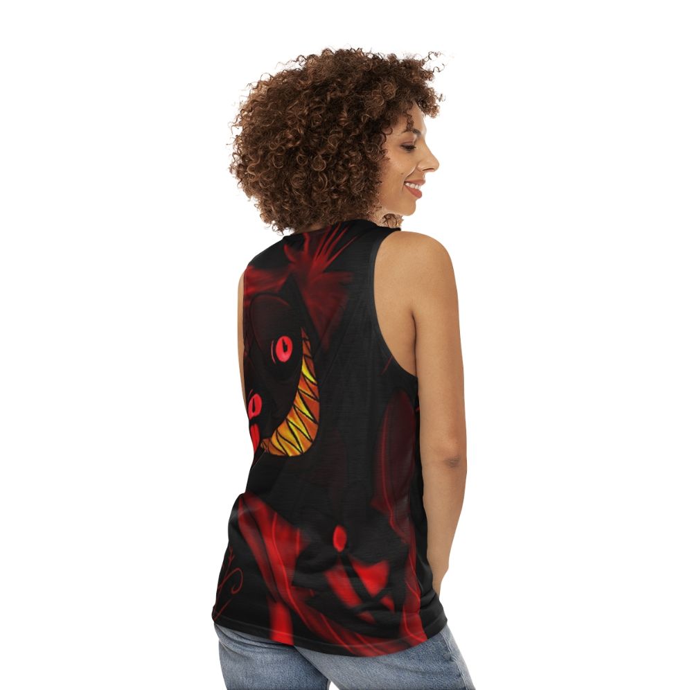 Hazbin Hotel Alastor Radio Demon Unisex Tank Top - women back